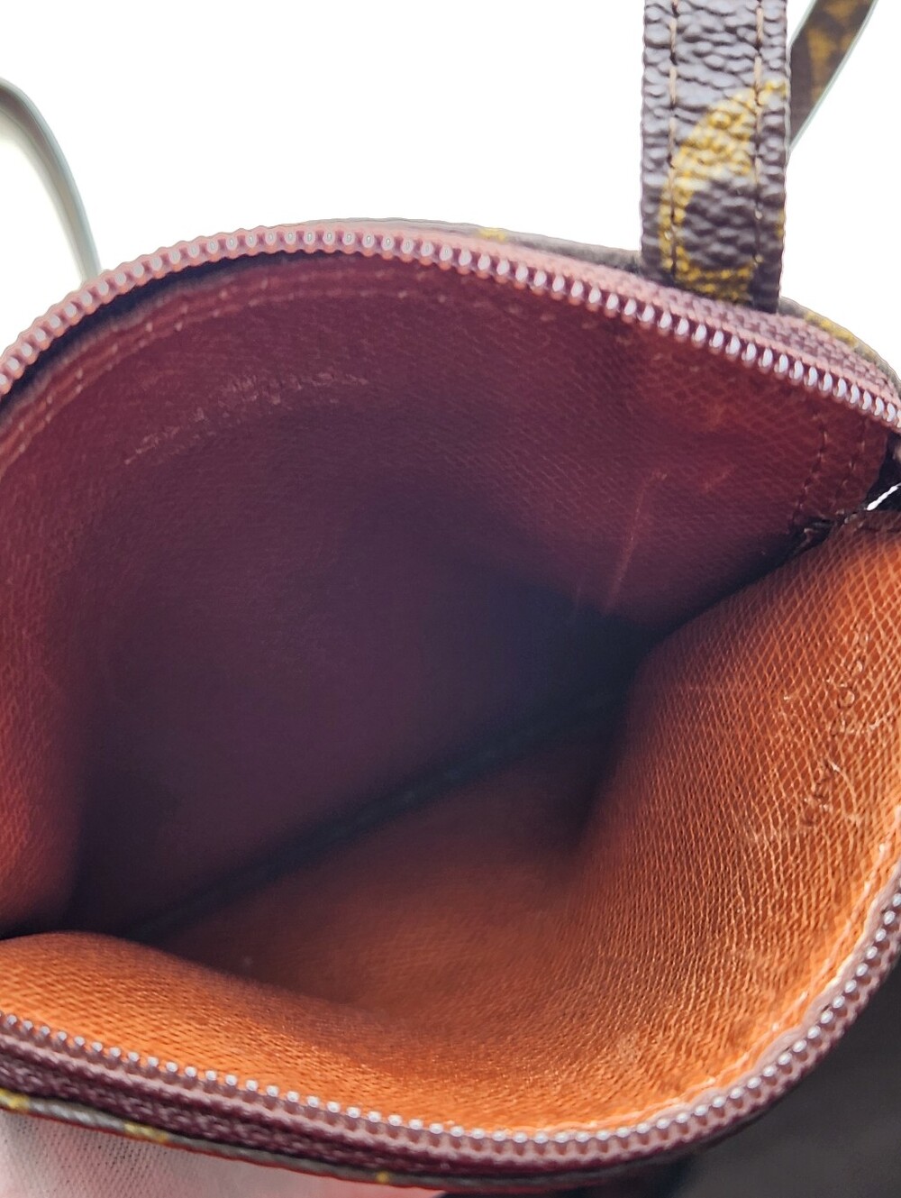 Louis Vuitton Brown Monogram Pochette Secret Passport Holder With Dustbag - Picture 11 of 13